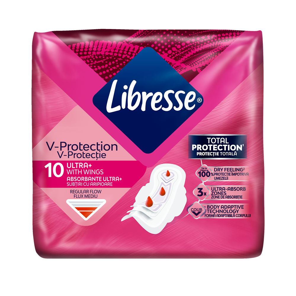 Absorbante Ultra Normal, 10 bucati, Libresse