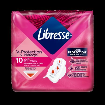 Absorbante Ultra Normal, 10 bucati, Libresse 