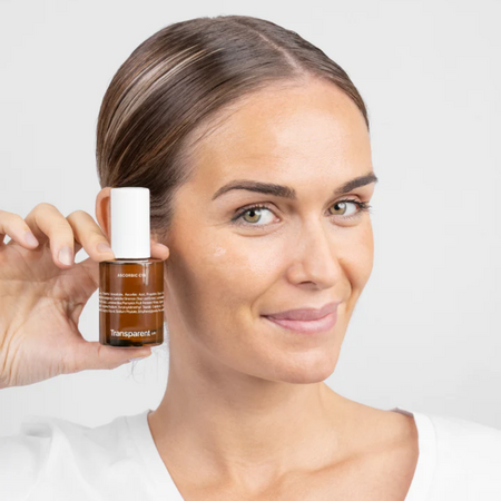 Serum pentru luminozitate si anti-aging cu 15% vitamina C Ascorbic C15, 30 ml, Transparent Lab 677951