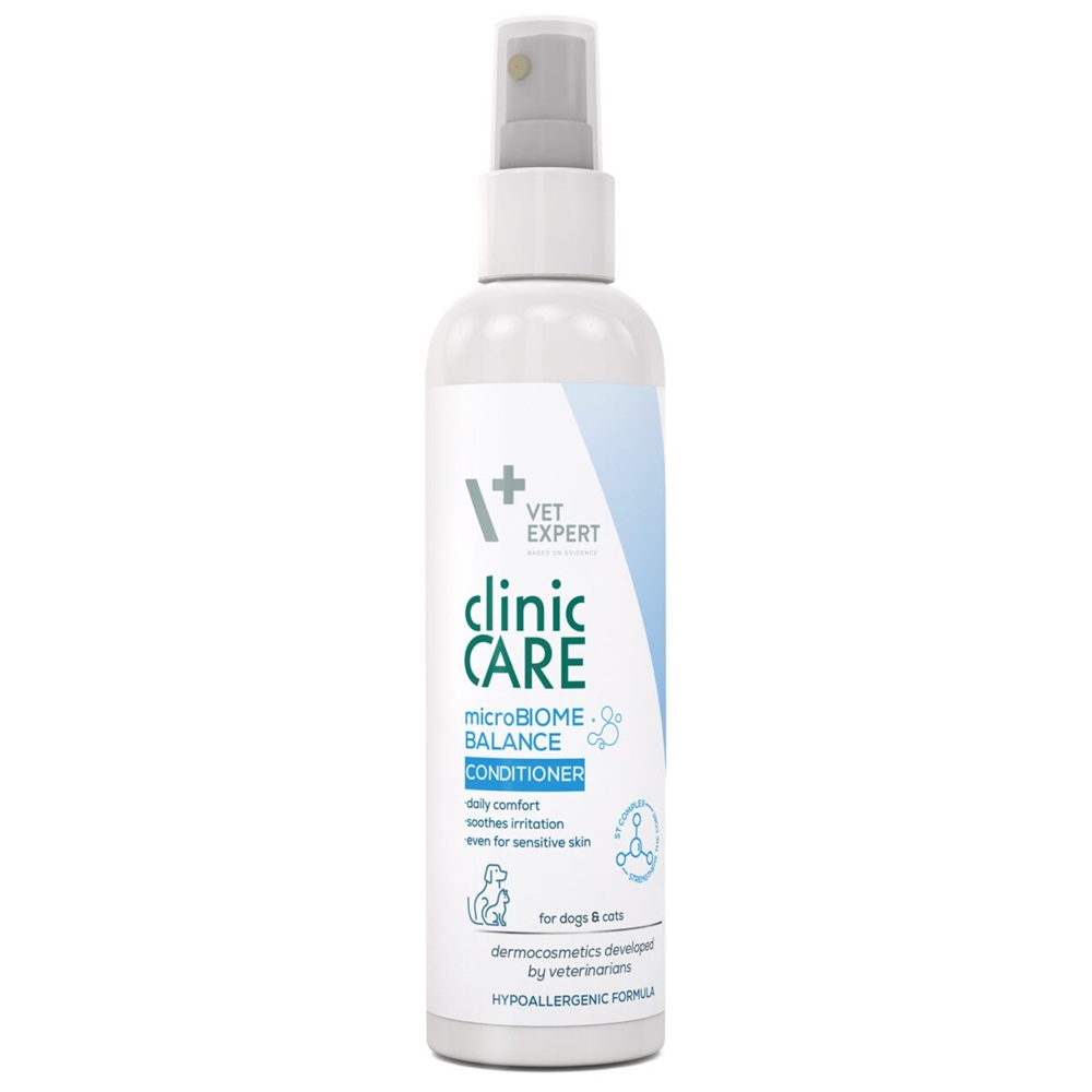 Balsam spray pentru caini si pisici cu blana slabita Clinic Care microBiome Balance, 150 ml, VetExpert