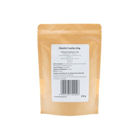 Ghimbir confiat, 250 g, Natura Plus 678644