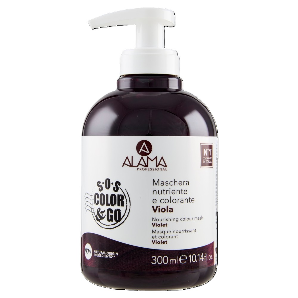 Masca pentru nuantarea parului Violet Color Mask, 300 ml, Alama