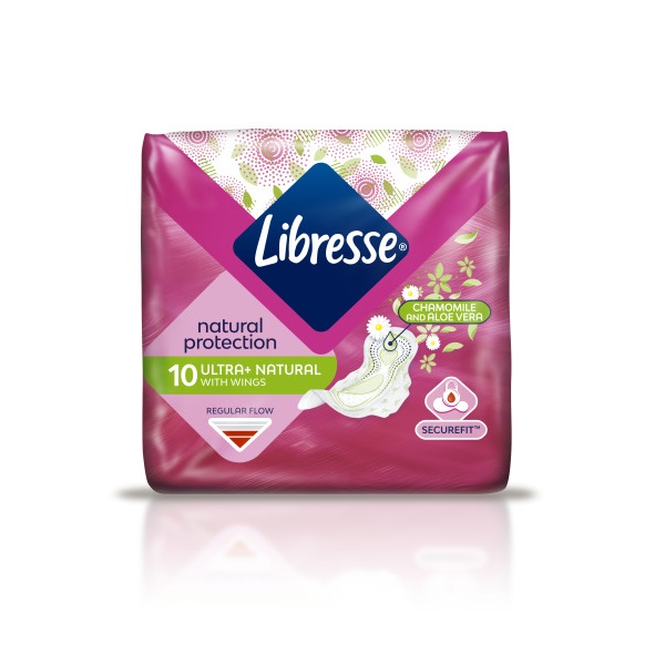 Absorbante Ultra Aloe Vera, 10 bucati, Libresse