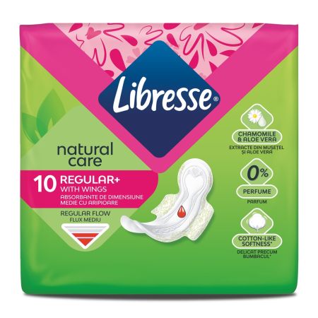 Absorbante Ultra Aloe Vera, 10 bucati, Libresse