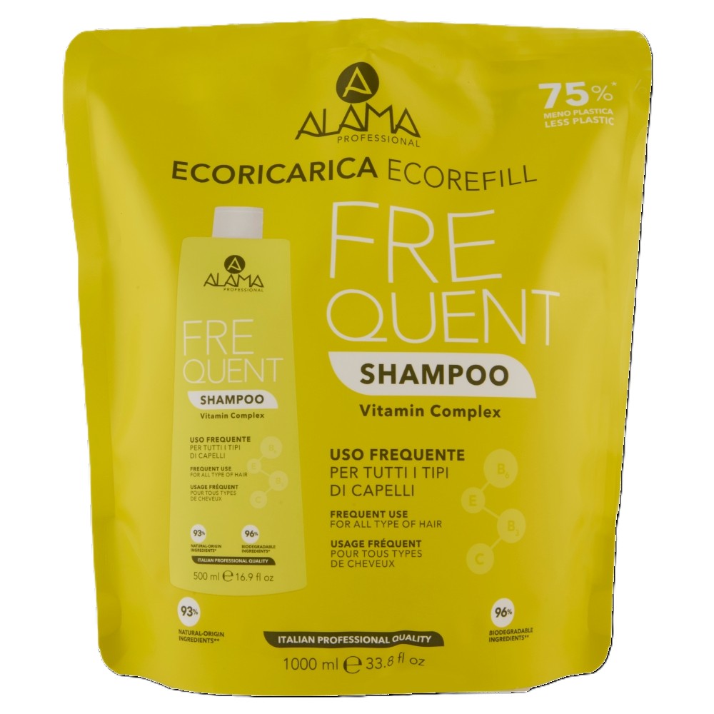 Rezerva Sampon pentru uz frecvent Frequent, 1000 ml, Alama