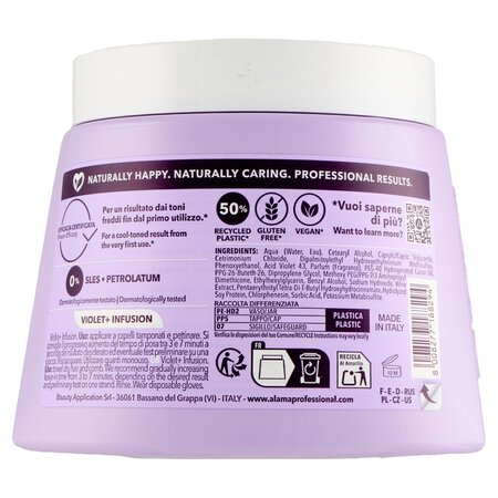 Masca pentru neutralizarea tonurilor de galben No Yellow, 500 ml, Alama 678329