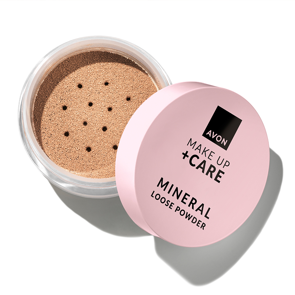 Pudra minerala Medium Make-Up + Care, 6 g, Avon
