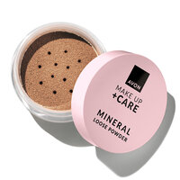 Pudra minerala Medium Deep Make-Up + Care, 6 g, Avon