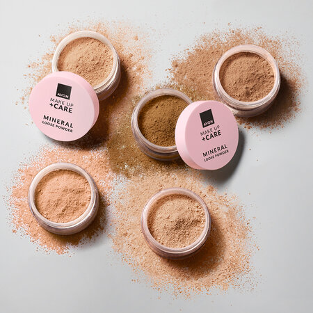 Pudra minerala Deep Make-Up + Care, 6 g, Avon 678598