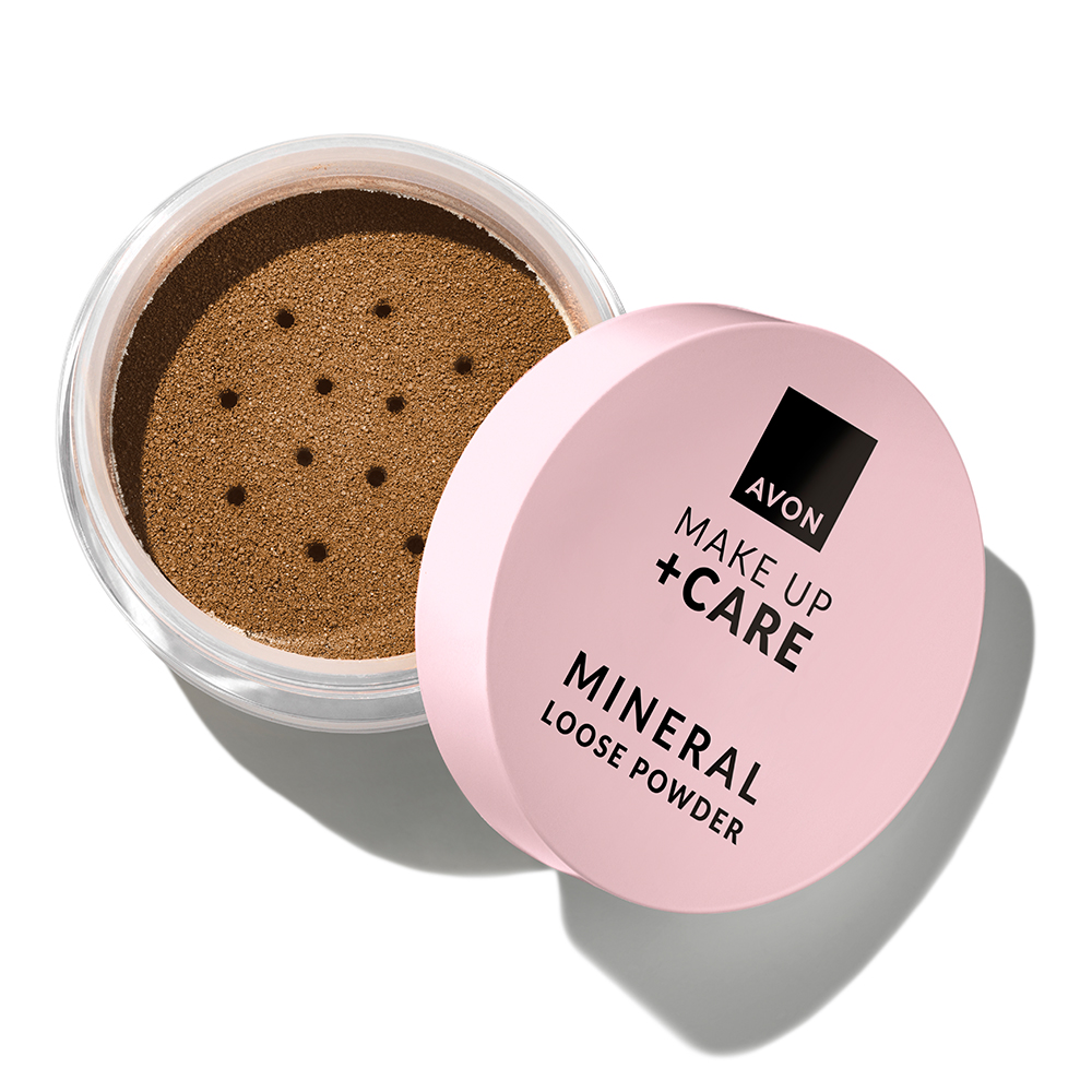 Pudra minerala Deep Make-Up + Care, 6 g, Avon