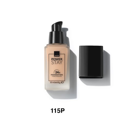 Fond de ten Pale Pink 115P Power Stay 24h, 30 ml, Avon 678603