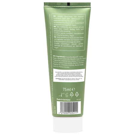 Pasta de dinti cu ulei de cocos, menta si lamaie, 75 ml, Niyok 756384