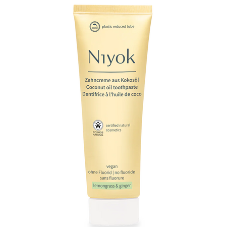 Pasta de dinti cu ulei de cocos, lemongrass si ghimbir, 75 ml, Niyok