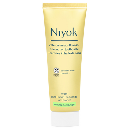 Pasta de dinti cu ulei de cocos, lemongrass si ghimbir, 75 ml, Niyok