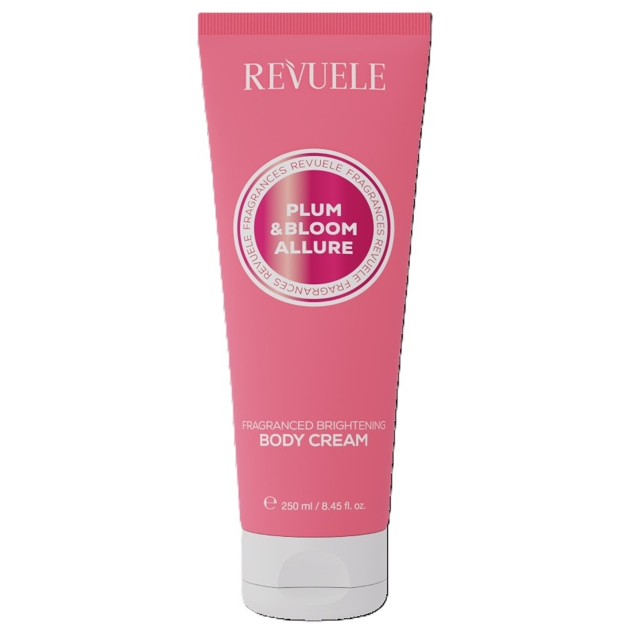 Crema iluminatoare pentru corp Plum & Bloom Allure, 250 ml, Revuele