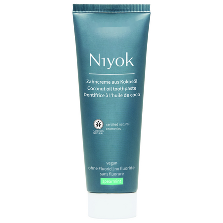 Pasta de dinti cu ulei de cocos si menta Spearmint, 75 ml, Niyok