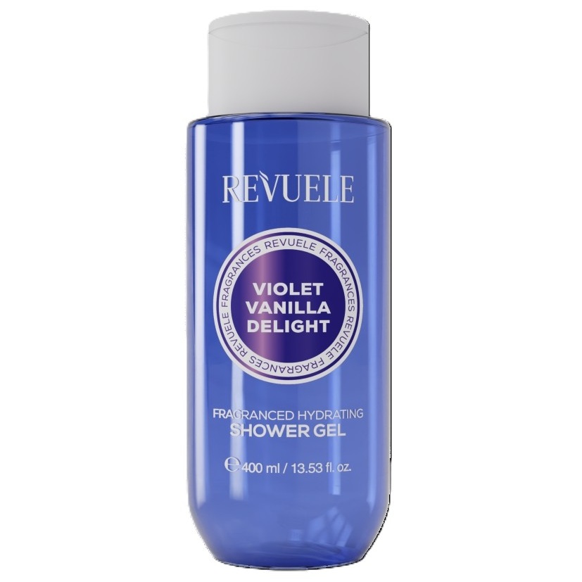 Gel de dus hidratant Violet Vanilla Delight, 400 ml, Revuele