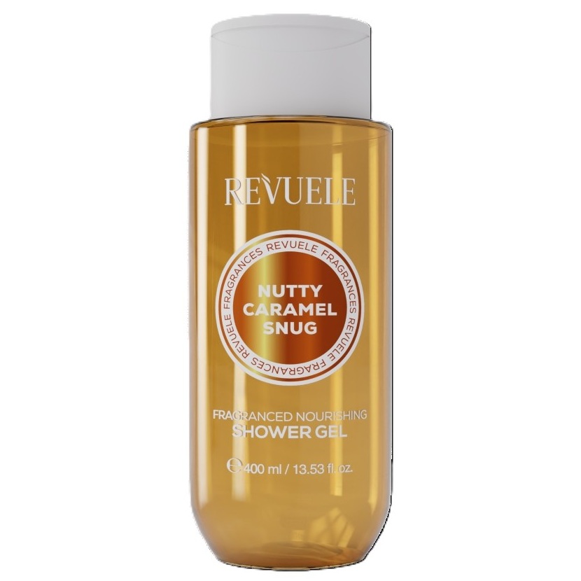 Gel de dus nutritiv Nutty Caramel Snug, 400 ml, Revuele