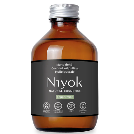 Ulei pentru igiena orala cu ulei de cocos si menta Coconut Oil Pulling, 200 ml, Niyok