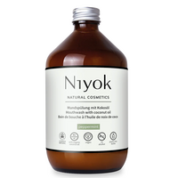 Apa de gura cu ulei de cocos si menta, 500 ml, Niyok