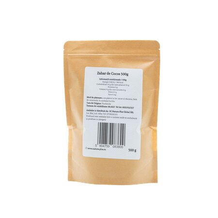 Zahar de cocos, 500 g, Natura Plus 678768