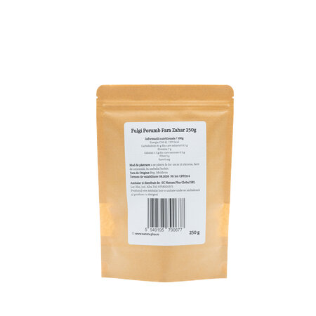 Fulgi de porumb fara zahar, 250 g, Natura Plus 678799