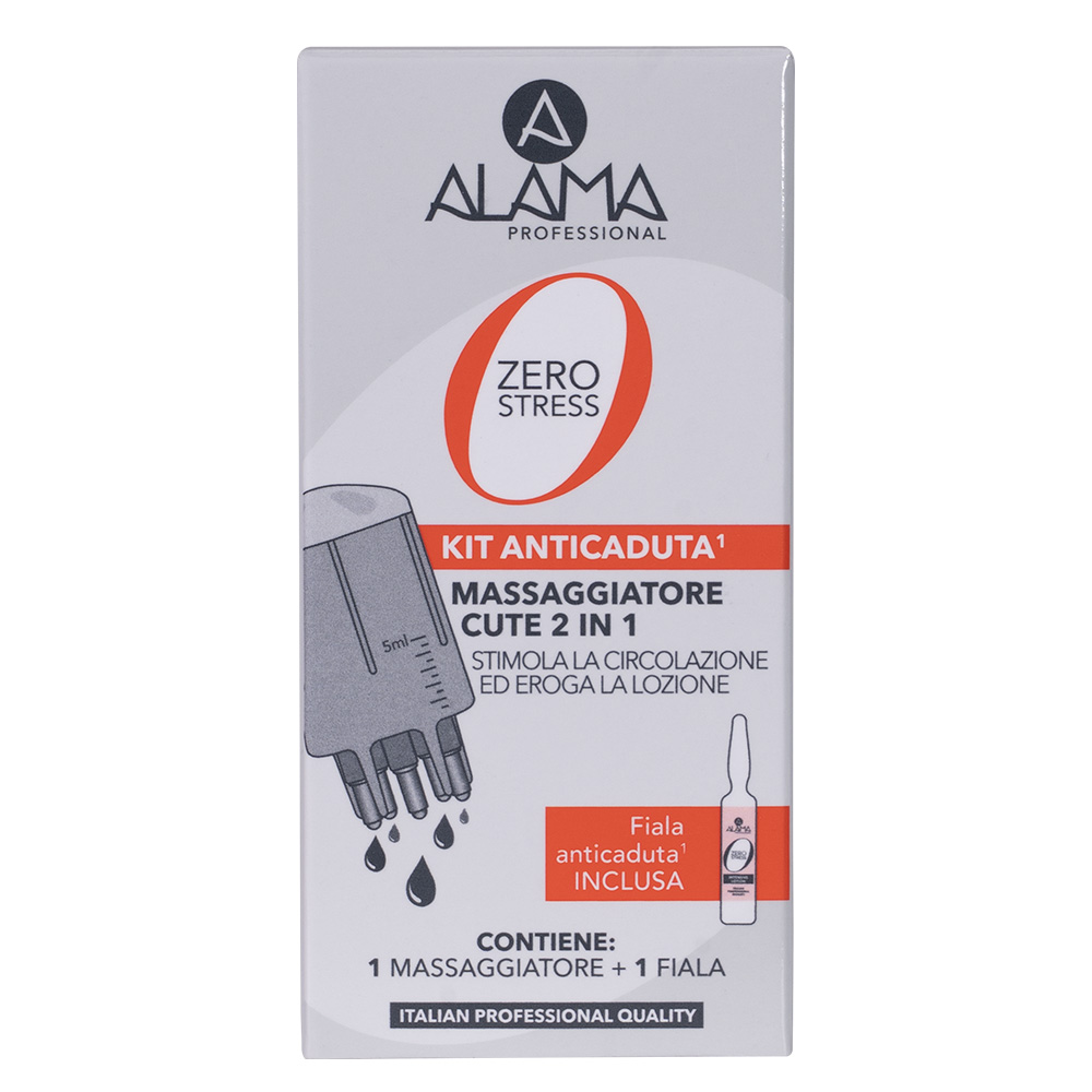 Set Tratament anti-caderea parului 6 ml + Dispozitiv pentru masaj Zero Stress, Alama