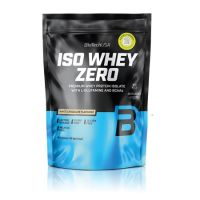 Izolat proteic din zer cu aroma de ciocolata alba Iso Whey Zero, 454 g, BioTechUSA
