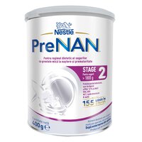 Lapte praf de la nastere PreNAN Stage 2, 400 g, Nestle
