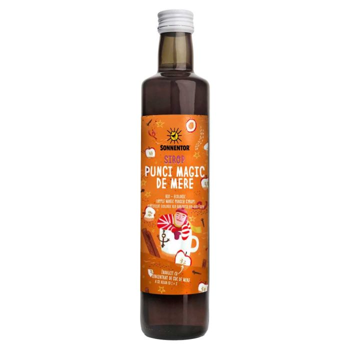 Sirop bio Punci Magic de mere, 500 ml, Sonnentor