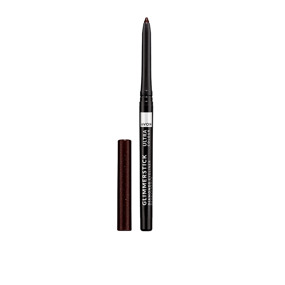 Contur retractabil pentru ochi Brown Sugar Ultra Color Glimmerstick Diamonds, 0.35 gr, Avon