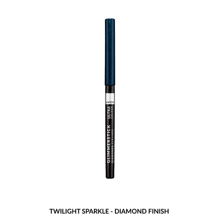 Contur retractabil pentru ochi Twilight Sparkle Ultra Color Glimmerstick Diamonds, 0.35 gr, Avon 679515
