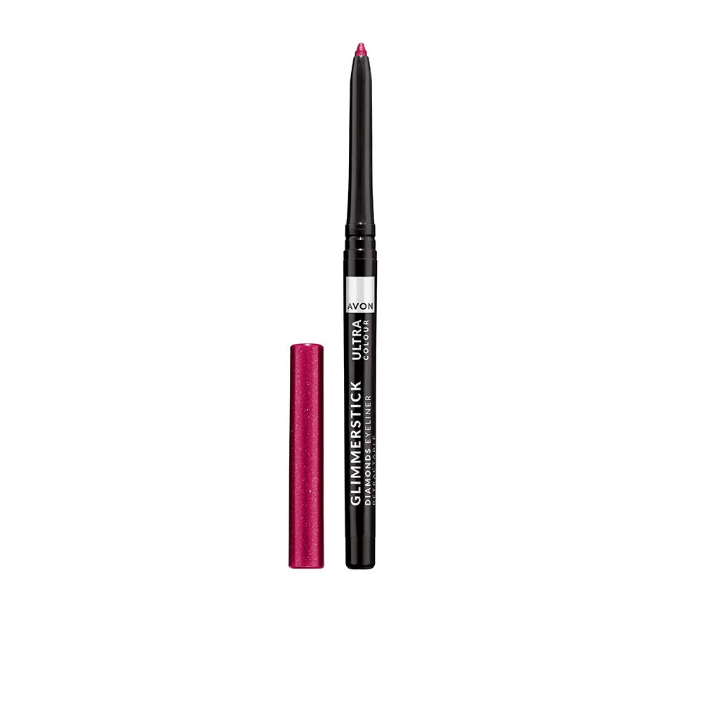 Contur retractabil pentru ochi Pink Coral Ultra Color Glimmerstick Diamonds, 0.35 gr, Avon