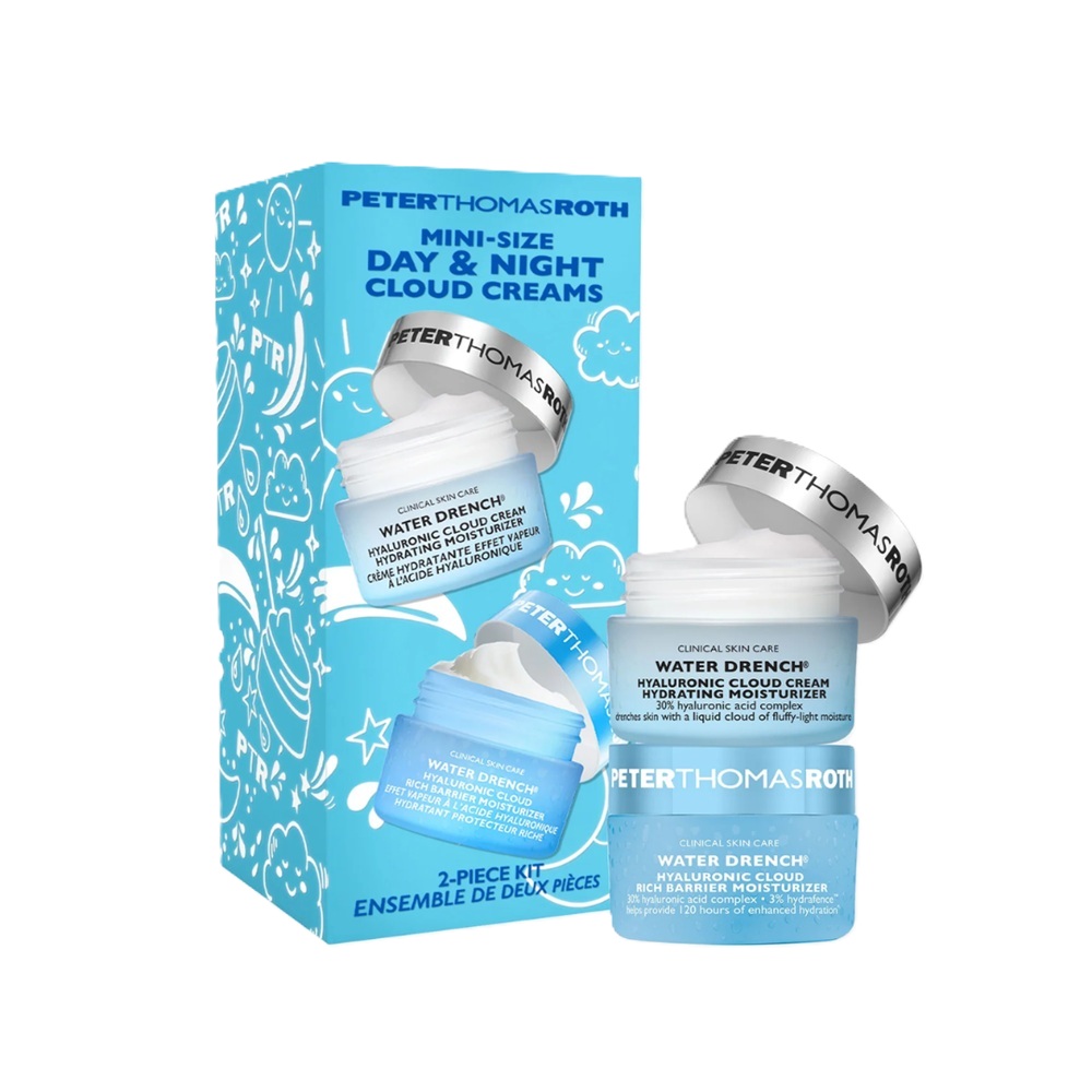Set Crema de fata Water Drench 20 ml + Crema de fata Water Drench Rich 20 ml, Peter Thomas Roth