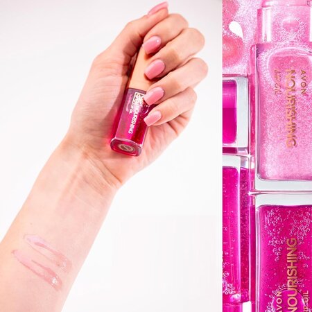 Ulei hranitor pentru buze Shimmering Petal True Nourising, 7 ml, Avon 679597