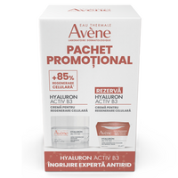 Pachet Crema pentru regenerare celulara Hyaluron Activ B3, 50 ml + Rezerva, 50 ml, Avene