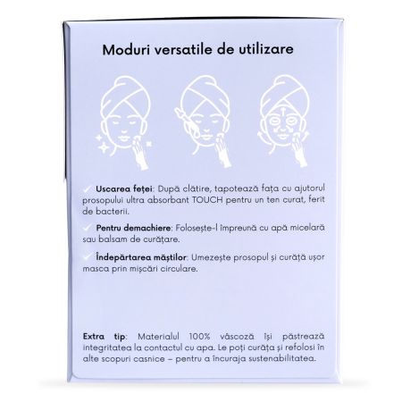 Prosoape faciale de unica folosinta Touch Face Towels, 50 bucati, Se:Reskin 679798