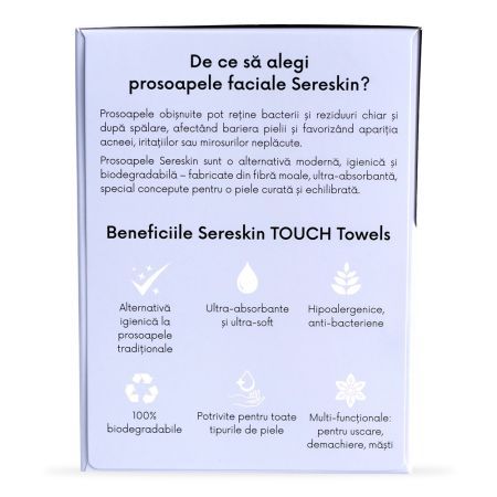 Prosoape faciale de unica folosinta Touch Face Towels, 50 bucati, Se:Reskin 679796