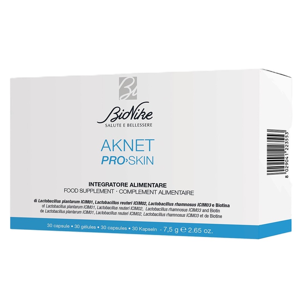 Supliment alimentar pentru ten acneic Pro Skin Aknet, 30 ca : Farmacia ...