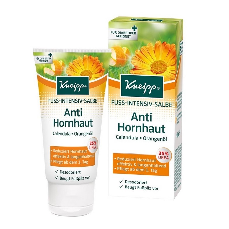 Crema impotriva bataturilor +25% Uree, 50 ml, Kneipp