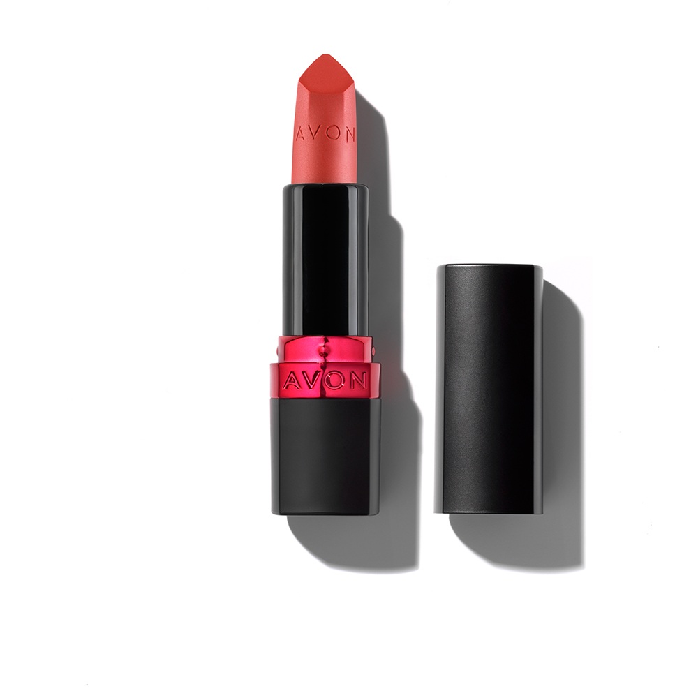Ruj ultra mat 33 Fiercely Red, Ultra Color Matte, 3.6 gr, Avon
