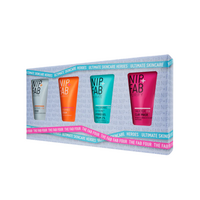 Set Scrub Glycolic Fix 20 ml + Masca cu argila Salicylic Fix 20 ml + Ser facial Vitamin C Fix 20 ml + Gel-crema Hyaluronic Fix Hybrid 20ml, NIP+FAB