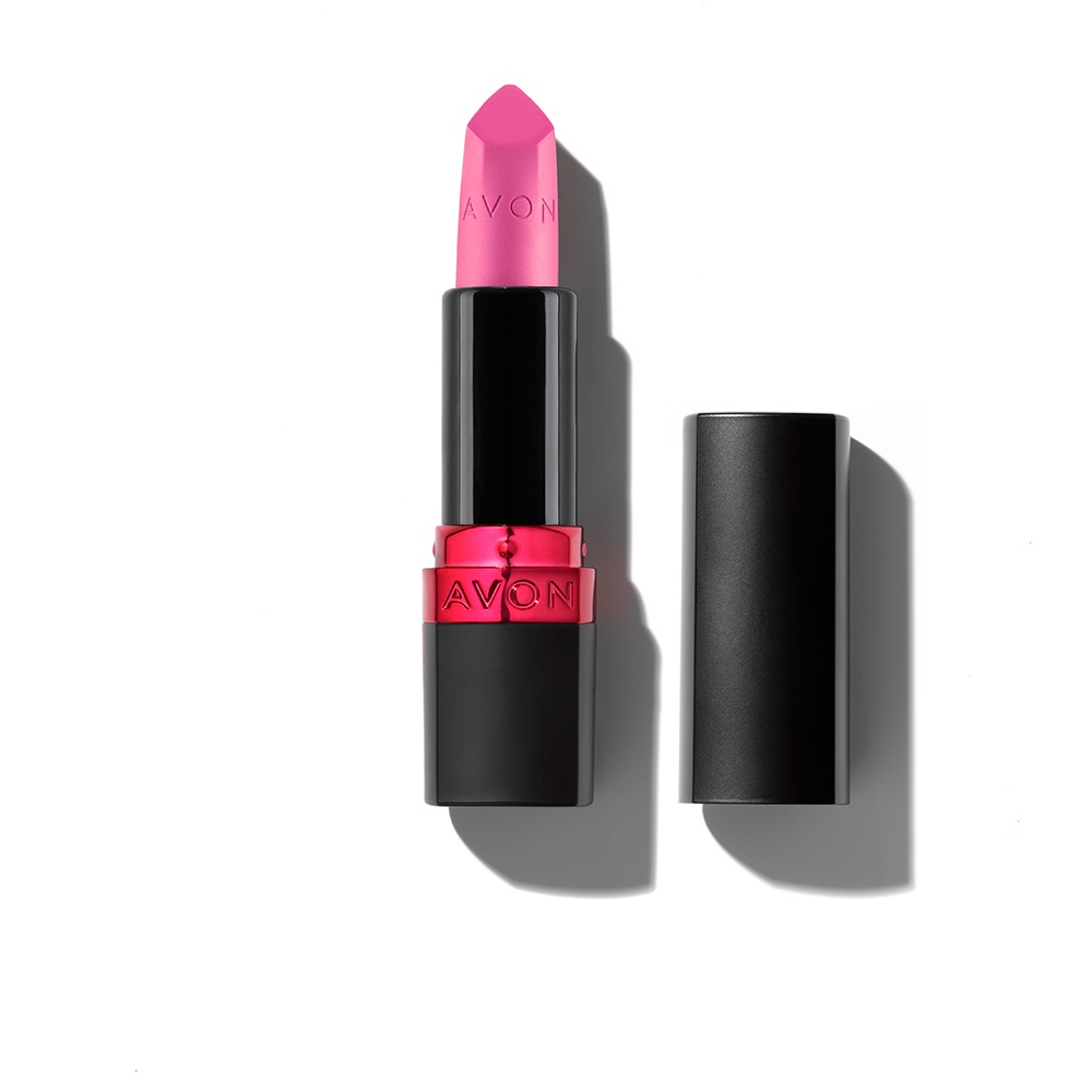 Ruj ultra mat 21 Electric Pink, Ultra Color Matte, 3.6 gr, Avon