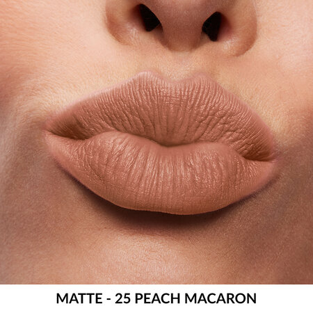 Ruj ultra mat 25 Peach Macaron, Ultra Color Matte, 3.6 gr, Avon 680040