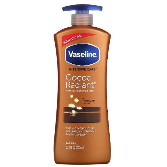 Lotiune de corp Intensive Care Cocoa Radiant, 600 ml, Vaseline