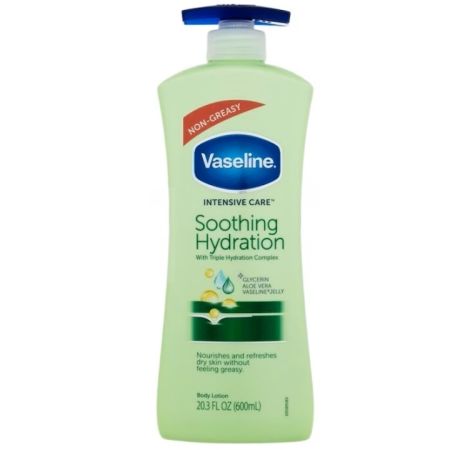 Lotiune de corp cu pompa Shooting Hydration, 600 ml, Vaseline