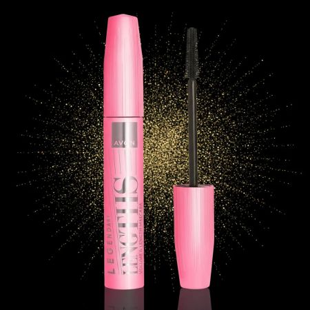 Mascara pentru volum Blackest Black Legendary Lenghts, 10 ml, Avon 680126