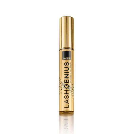 Mascara pentru volum si alungire Brown Black, Lash Genius Multitask & Multiply, 10 ml, Avon 680137