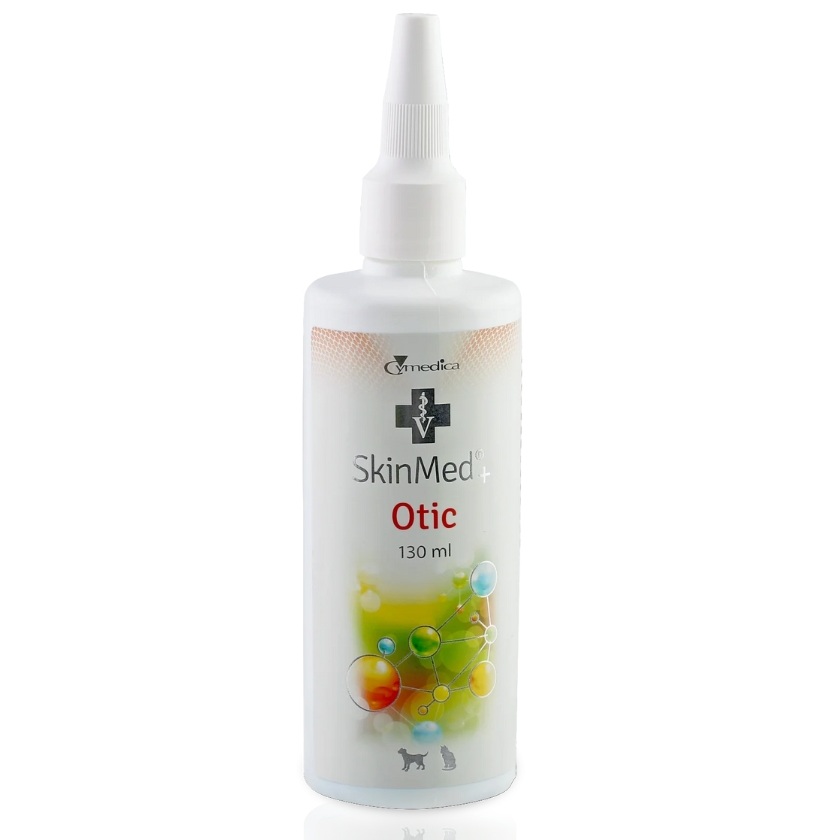 Solutie pentru curatarea urechilor a cainilor si pisicilor Otic SkinMed+, 130 ml, Cymedica