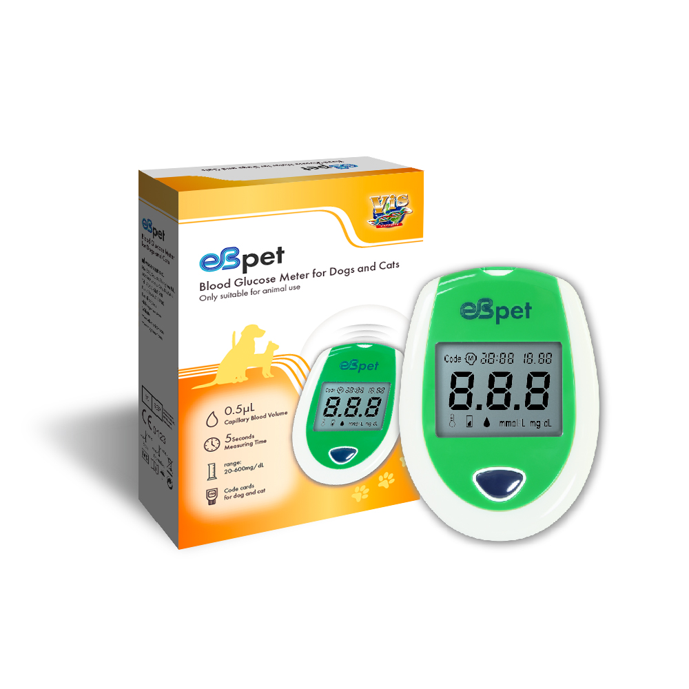 Glucometru uz veterinar (caini si pisici), testare rapida si precisa, 1 bucata, eB-Pet